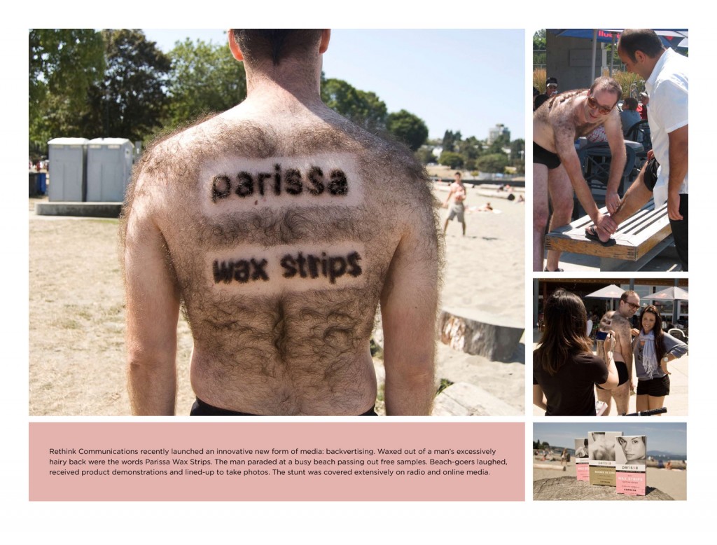 guerrilla parissa wax strips 1024x778 Новая форма партизанского маркетинга: Backvertising